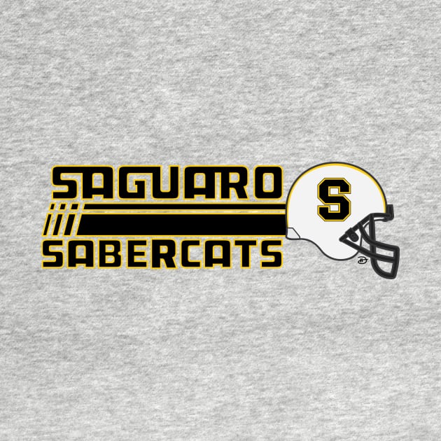 Saguaro Sabercats (Rush Secondary - Gold Lined) by dhartist